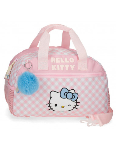 BOLSA DE VIAJE 40CM.HELLO KITTY WINK